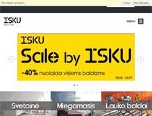 Tablet Screenshot of isku.lt